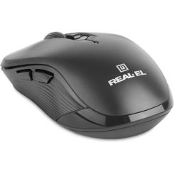 Мышка REAL-EL RM-331W Wireless Black Фото 2