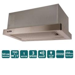 Вытяжка кухонная Ventolux GARDA 50 INOX (700) LED Фото 2