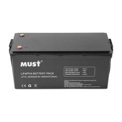 Батарея LiFePo4 Must 25.6V - 200Ah Фото 1
