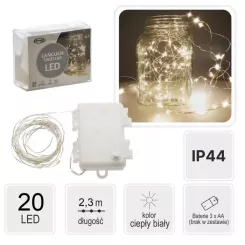 Гирлянда Chomik Струна 2.3 м 20 LED Теплый белый Фото 5