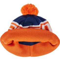 Шапка Brain з помпоном 60 Blue/orange Фото 4