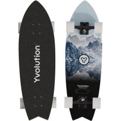 Скейтборд детский Yvolution Fishtail Cruiser 76 см, синий Фото 5