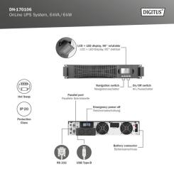 Источник бесперебойного питания Digitus 6000VA DN-170106 Фото 4