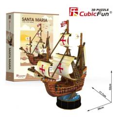 Пазл Cubic Fun Трехмерная головоломка-конструктор Санта Мария Фото 1