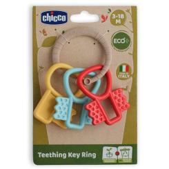 Прорезыватель Chicco "Ключики" серії ECO+ (8058664163380) Фото 1