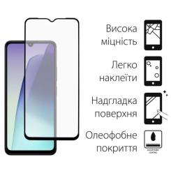 Стекло защитное Dengos Full Glue Xiaomi Redmi 14C (black) Фото 1