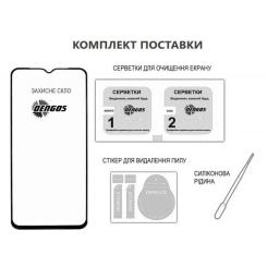 Стекло защитное Dengos Full Glue Xiaomi Redmi 14C (black) Фото 2