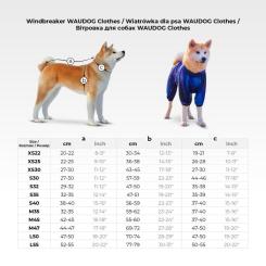 Ветровка для животных WAUDOG Clothes Бесконечные миры S 30 Фото 1