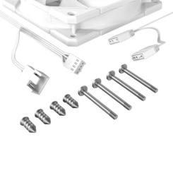 Кулер для корпуса ID-Cooling TF-12025-PRO ARGB TRIO WHITE Фото 4