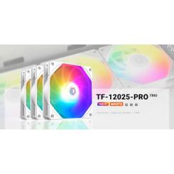 Кулер для корпуса ID-Cooling TF-12025-PRO ARGB TRIO WHITE Фото 5