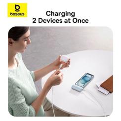 Батарея универсальная Baseus Compact 4900mAh 20W Lightning, White (PPWC05I) Фото 7