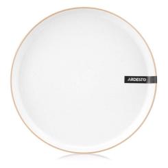 Тарелка Ardesto Apulia, 26.6см, кераміка, білий Фото