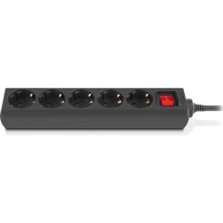 Сетевой фильтр питания REAL-EL RS-PROTECT M 10m, black Фото 1