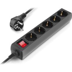 Сетевой фильтр питания REAL-EL RS-PROTECT M 10m, black Фото 5