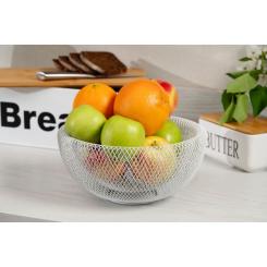 Фруктовница Ardesto Midori 25х25х12см, метал, білий Фото 5
