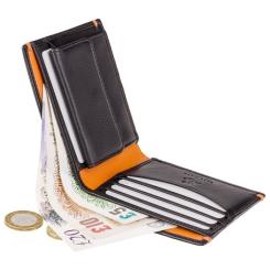 Кошелек Visconti AP62 Montreux Black Orange Фото 1