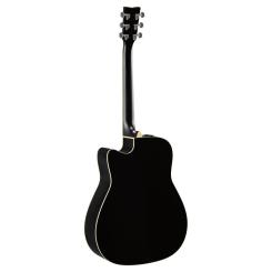 Гитара электроакустическая Yamaha FGX820C Black Фото 3