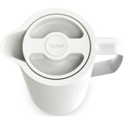 Термос Tefal Motiva, 1л, пластик, скло, білий Фото 1