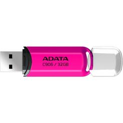 USB флеш накопитель ADATA 32GB C906 Pink USB 2.0 Фото 1