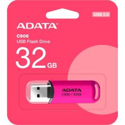 USB флеш накопитель ADATA 32GB C906 Pink USB 2.0 Фото 2