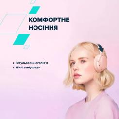 Наушники Canyon OnRiff 4 Bluetooth Pink Фото 4