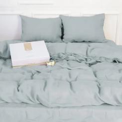 Постельное белье MirSon Лен Natural Linen Caspian 175x210 Фото 4