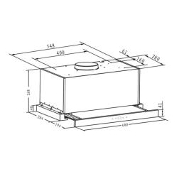 Вытяжка кухонная Hansa OTP66511BGH Фото 1