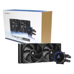 Система жидкостного охлаждения Chieftec Iceberg 240 DARK Фото 6