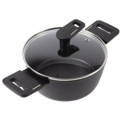 Кастрюля Bergner Copper, з кришкою 24 см Фото