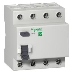 Дифференциальный автоматический выключатель Schneider Electric EZ9 4P 40A 30mA Фото