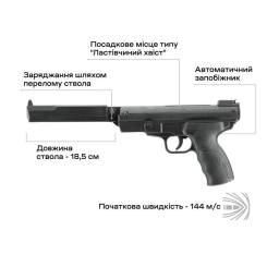 Пневматический пистолет Umarex Browning Buck Mark Magnum Pellet Фото 3