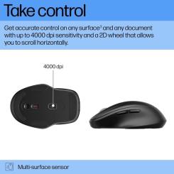 Мышка HP 510 Ultra-Fast Rechargeable Wireless Black Фото 2