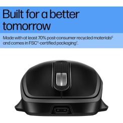 Мышка HP 510 Ultra-Fast Rechargeable Wireless Black Фото 3