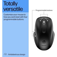Мышка HP 510 Ultra-Fast Rechargeable Wireless Black Фото 4
