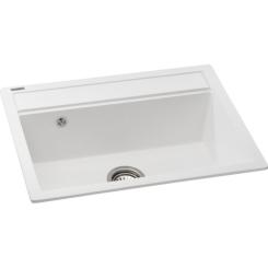 Мойка кухонная GRANADO ARTES white з сифоном Фото 1