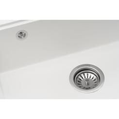 Мойка кухонная GRANADO ARTES white з сифоном Фото 4