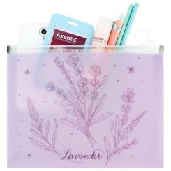 Папка на молнии Axent zip-lock А5 Lavender-2 Фото 2