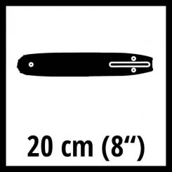 Шина для цепной пилы Einhell 20см, 1.1мм Фото 1