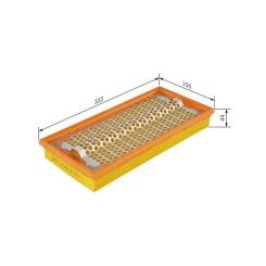 Воздушный фильтр для автомобиля Bosch 1457433700 Фото 4