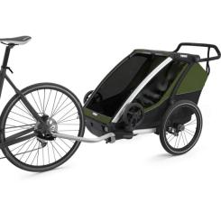 Коляска Thule Chariot Cab Double (Cypress Green) Фото 10