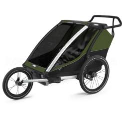 Коляска Thule Chariot Cab Double (Cypress Green) Фото 3