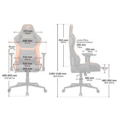 Кресло игровое Cougar Armor One V2 Gold F Фото 8