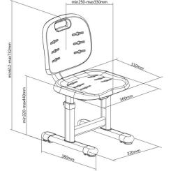Школьный стул FunDesk SST2 Pink Фото 1