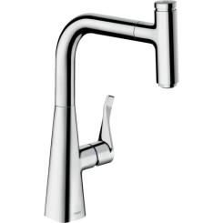 Смеситель Hansgrohe Metris Select, вилив 222мм хром Фото