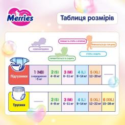 Подгузники Merries розмір XL (12-20 кг) 40 шт (SJ) Фото 5