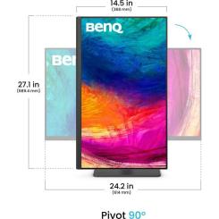 Монитор BenQ PD2706QN Grey Фото 3