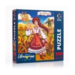 Пазл De.tail Украиночка с трезубцем 500 элементов Фото