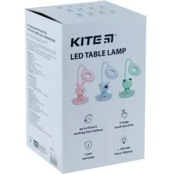 Настольная лампа Kite Bunny LED с аккумулятором, белая Фото 3