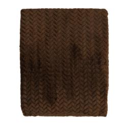 Плед Ardesto Jacquard Braid 160х200см, 100% полиэстер, коричнев Фото 1