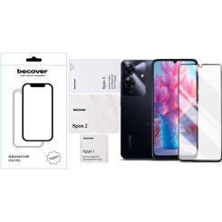 Стекло защитное BeCover Realme Note 60 Black Фото 3
